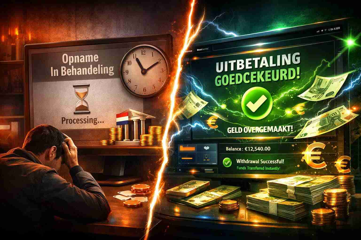 Overzicht van uitbetalingssnelheden bij buitenlandse online casino’s